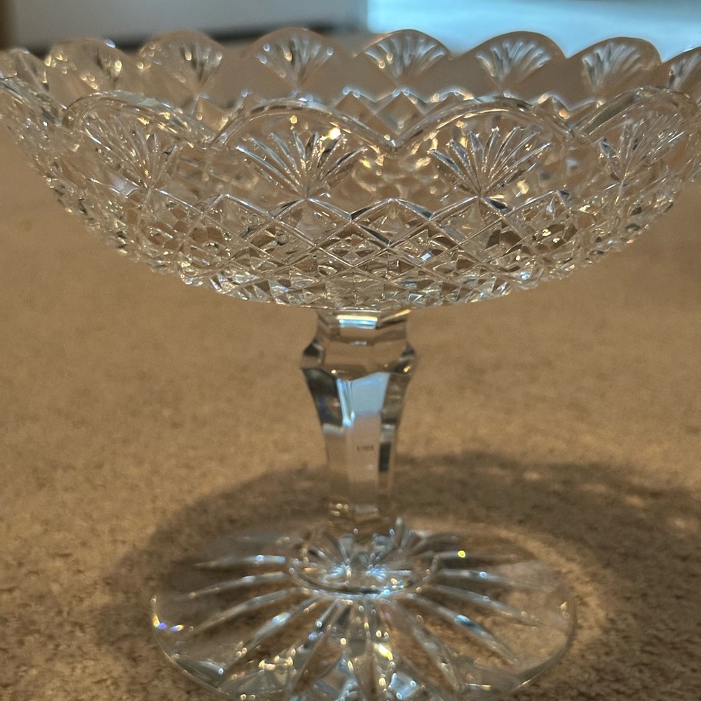 Crystal Waterford compote - gorgeous!